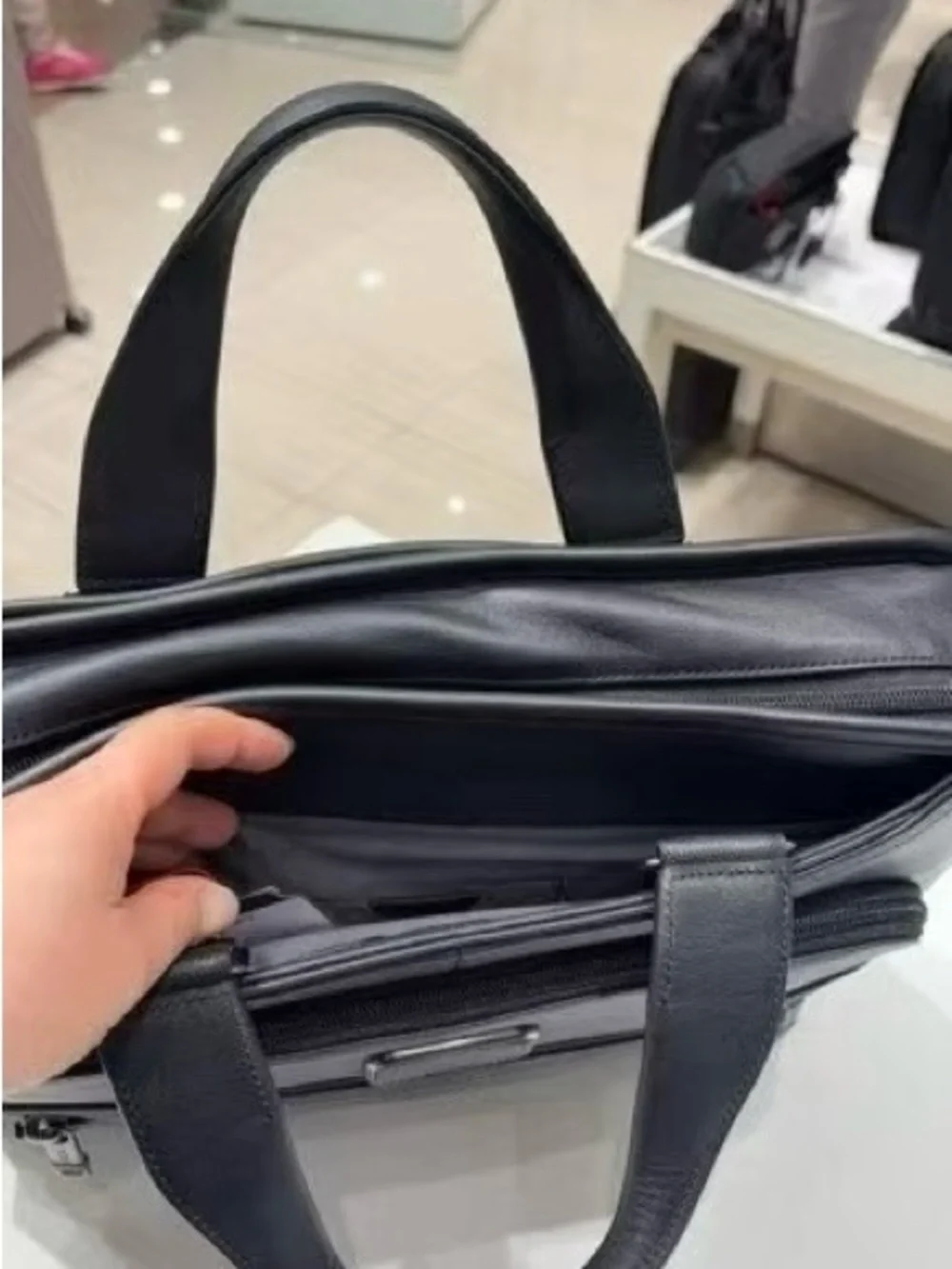 TUMI 96110D2 Alpha 2 Slim Deluxe Leather Portfolio